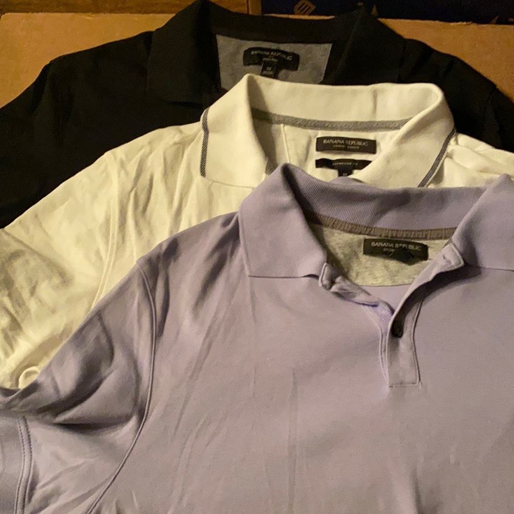 3 Banana Republic Polos